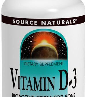 SOURCE NATURALS - Vitamin D-3 1000 IU  - 180 Capsules Cheap