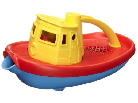 GREEN TOYS - Tugboat Yellow - 1 Toy Online now