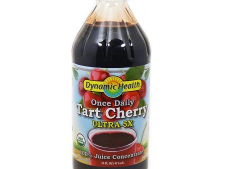 DYNAMIC HEALTH - Once Daily Tart Cherry Ultra 5X Juice Concentrate - 16 fl. oz. (473 ml) on Sale