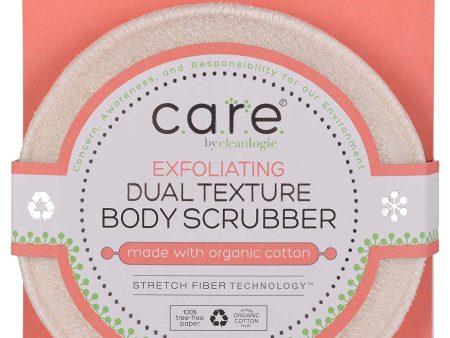 CLEANLOGIC - C.A.R.E. Exfoliating Dual Texture Body Scrubber - 1 Count Online Hot Sale