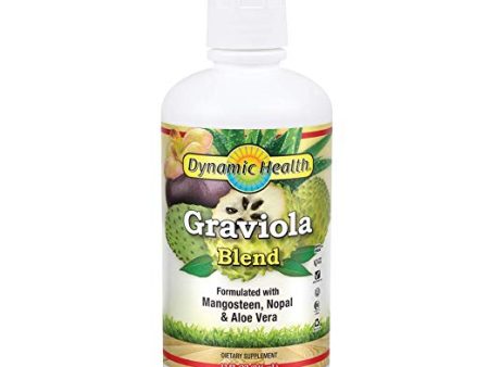 DYNAMIC HEALTH - Graviola Blend with Mangosteen, Nopal & Aloe Vera - 32 fl oz (946 ml) Online Hot Sale