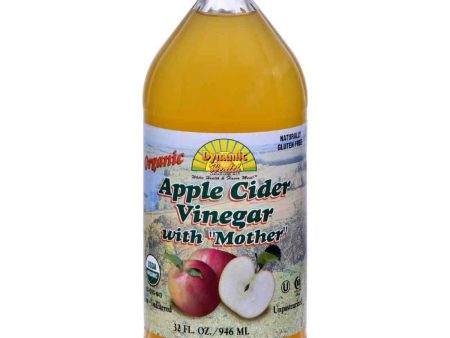 DYNAMIC HEALTH - Organic Apple Cider Vinegar with  Mother  - 32 fl. oz. (946 ml) For Sale