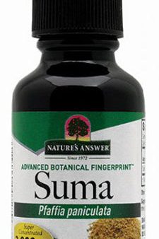 NATURE S ANSWER - Suma Root Alcohol Free Extract - 1 fl. oz. (30 ml) For Cheap