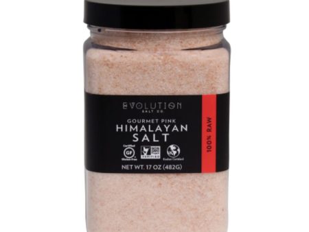 EVOLUTION SALT - Himalayan Gourmet Salt Fine - 17 oz. (482 g) Sale