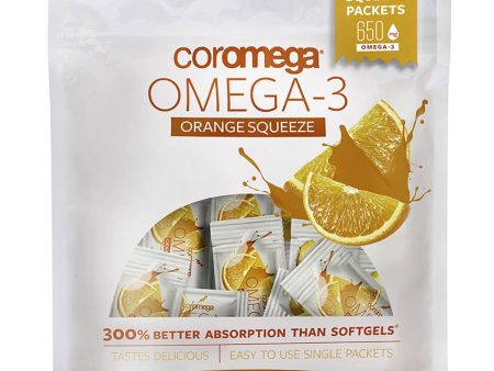 COROMEGA - Omega-3 Orange Squeeze - 120 Packets Online