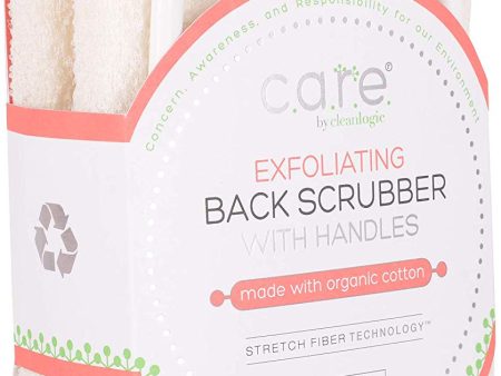 CLEANLOGIC - C.A.R.E. Exfoliating Back Scrubber with Handles - 1 Count Cheap