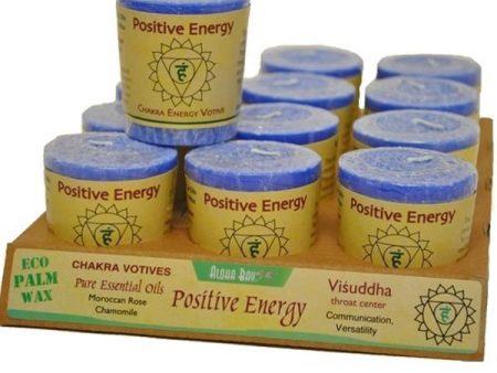 ALOHA BAY - Chakra Votive Candles Positive Energy - 12 x 2 oz. Candles Online Sale