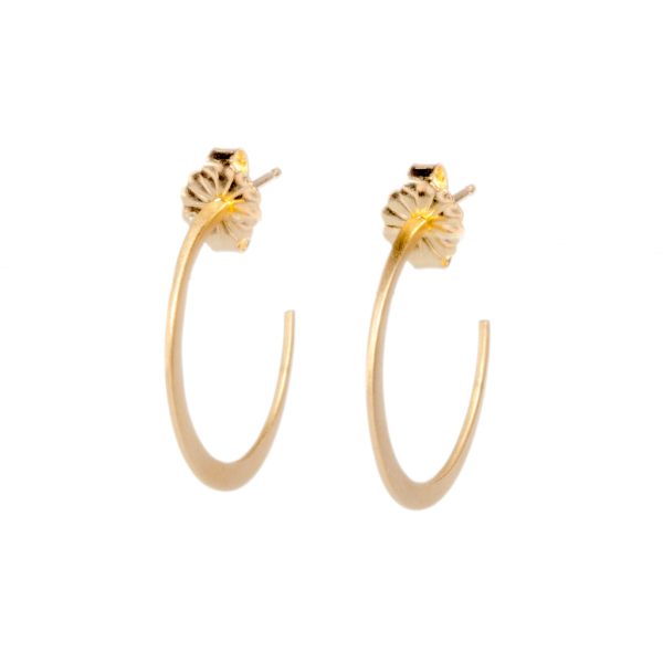 <!--ER823-->crescent hoop studs Fashion