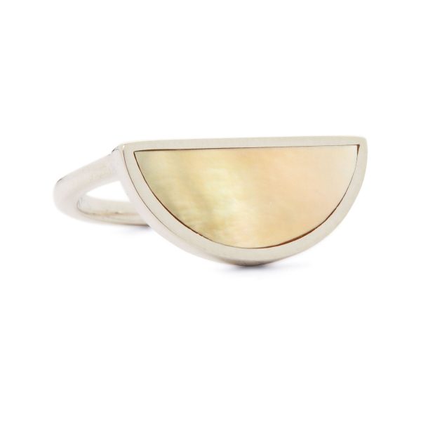 One Half Ring   Honey Mother of Pearl Discount