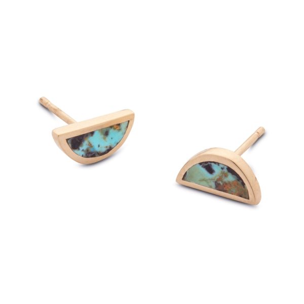 One Half Studs   Blackjack Turquoise Cheap