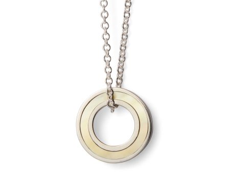 Orbit Pendant   Honey Mother of Pearl Hot on Sale