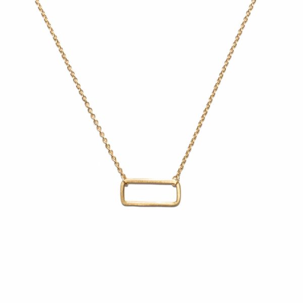 <!--NK884-->mini rectangle necklace Online Sale