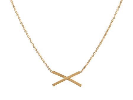 <!--NK876-->mini x necklace Online Sale