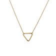 <!--NK882-->mini triangle necklace on Sale