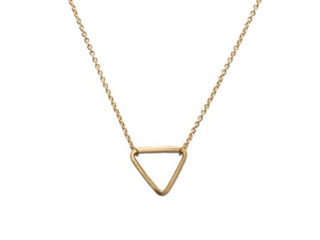 <!--NK882-->mini triangle necklace on Sale