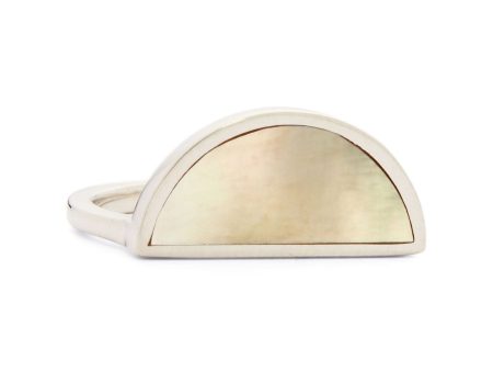 One Half Ring   Honey Mother of Pearl Discount