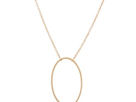 <!--NK750-->solo ellipse necklace Cheap