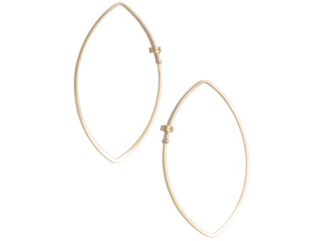 <!--ER617-->small marquis dainty hoop earrings Online