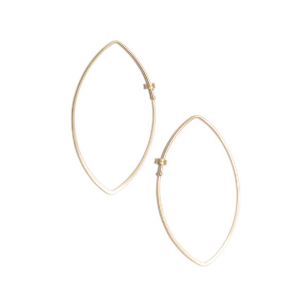 <!--ER617-->small marquis dainty hoop earrings Online