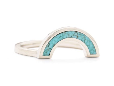 Rainbow Ring   Number 8 Turquoise Sale