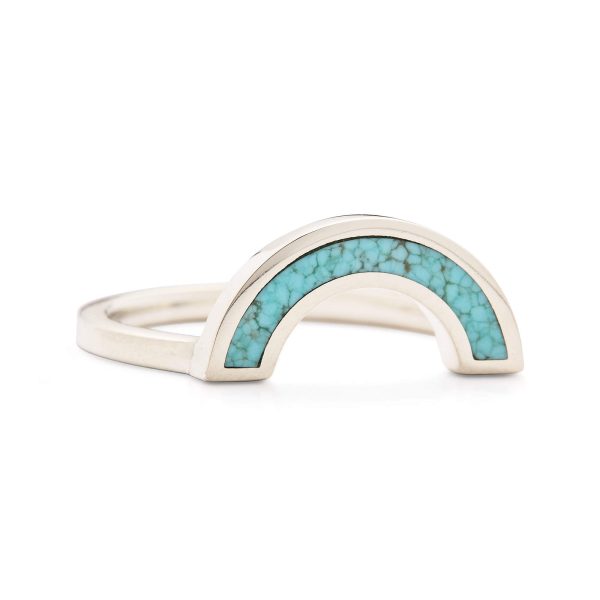 Rainbow Ring   Number 8 Turquoise Sale