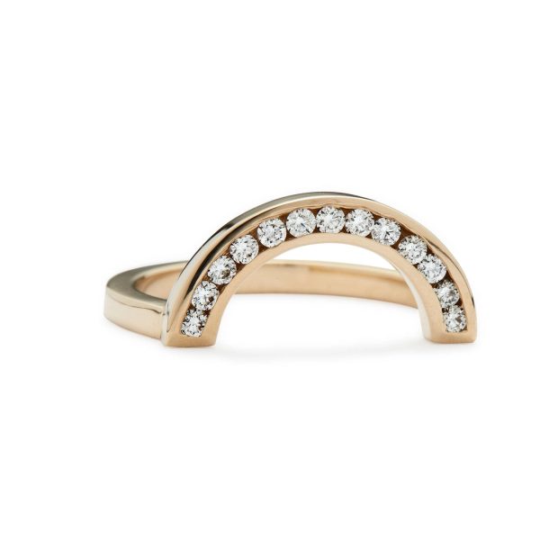 Petite Rainbow Ring   Diamonds Hot on Sale