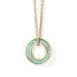 Orbit Pendant   Number 8 Turquoise Sale