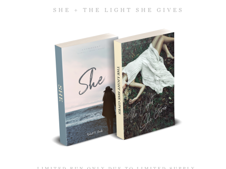 TWO BOOK BUNDLE (SHE EXPANDED EDITION+THE LIGHT SHE GIVES) For Discount