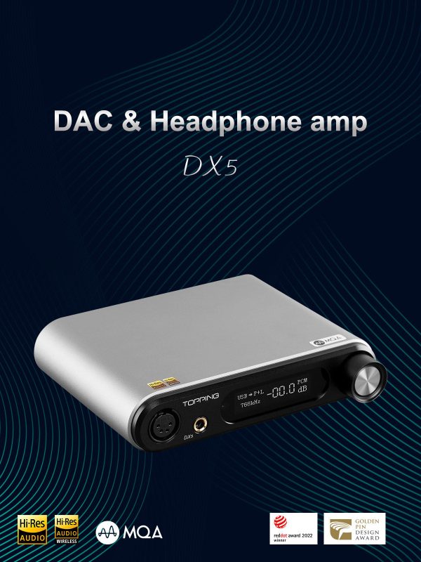 TOPPING DX5 DAC Amp (Apos Certified) Fashion