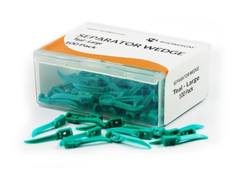 Separator Wedge - Large - Teal - 100 Pack on Sale