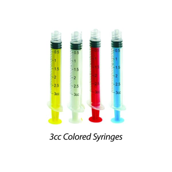 Colored Luer Lock Syringes For Cheap