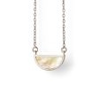 One Half Pendant   Honey Mother of Pearl For Sale