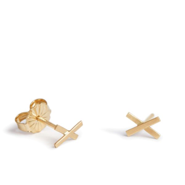 <!--ER766-->wee x stud earrings For Sale