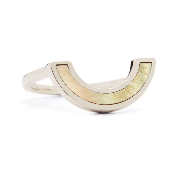 Rainbow Ring   Honey Mother of Pearl Sale