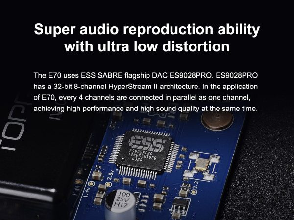 TOPPING E70 Desktop DAC (Apos Certified) Discount