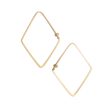 <!--ER618-->small rhombus dainty hoop earrings Online Sale