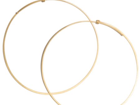 <!--ER612-->large round dainty hoop earrings on Sale