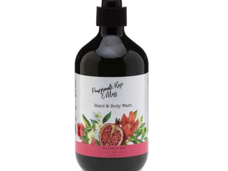 Hand & Body Wash Pomegranate, Rose & Moss 500ml For Discount