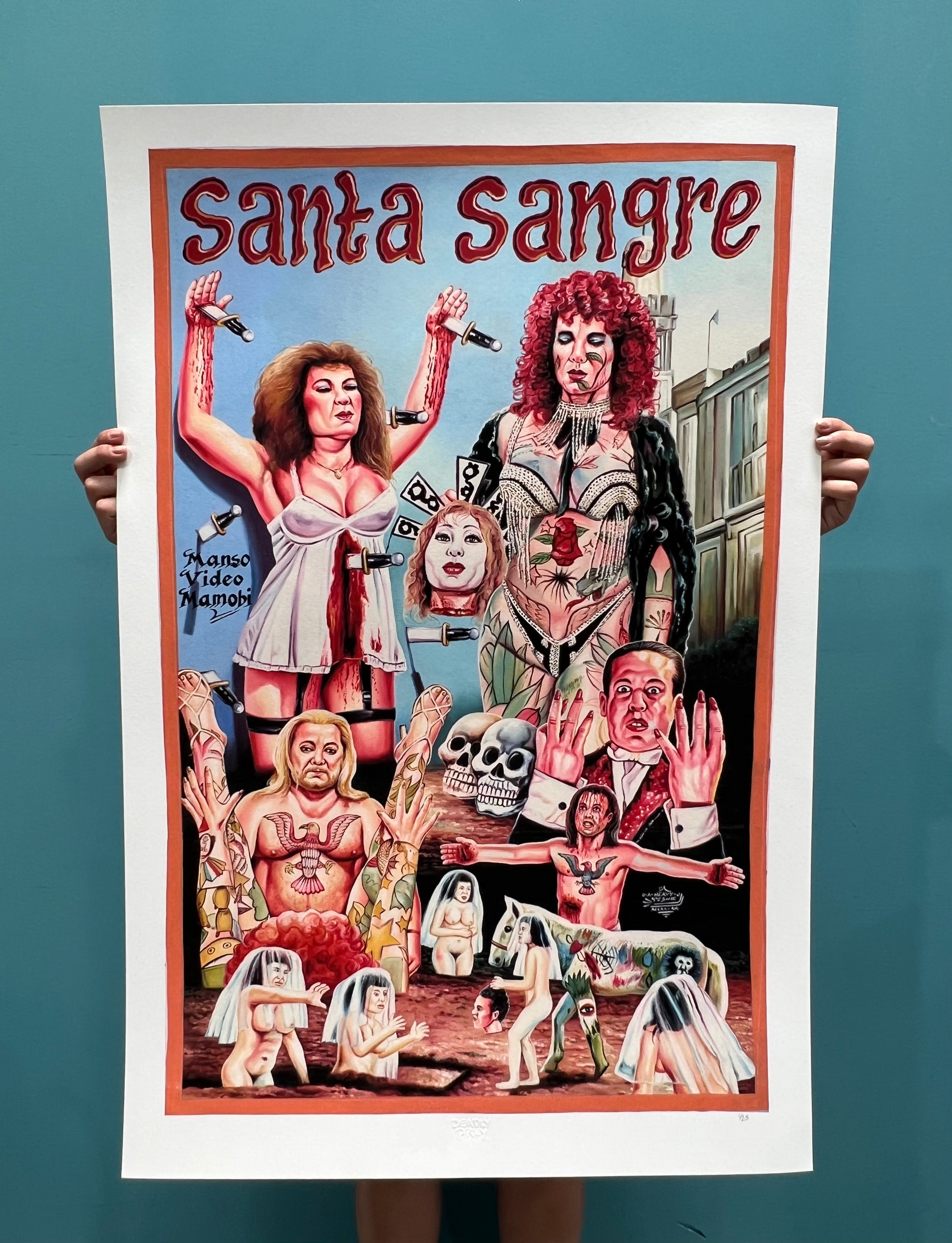 Santa Sangre - Limited Edition Archival Giclée Print from Static Medium by Heavy J Sale