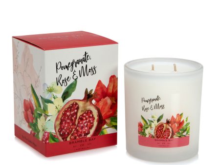 B&B Luxury Candle Pomegranate, Rose & Moss 300gm Online Sale