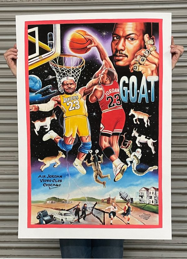 GOAT - Archival Giclée Print from Static Medium by Heavy J (Artist’s Proof) For Sale