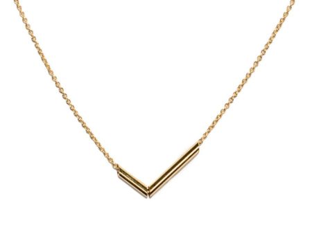 <!--NK952-->chopped tubular mirror necklace For Discount