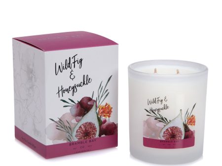 B&B Luxury Candle Wild Fig & Honeysuckle 300gm Cheap