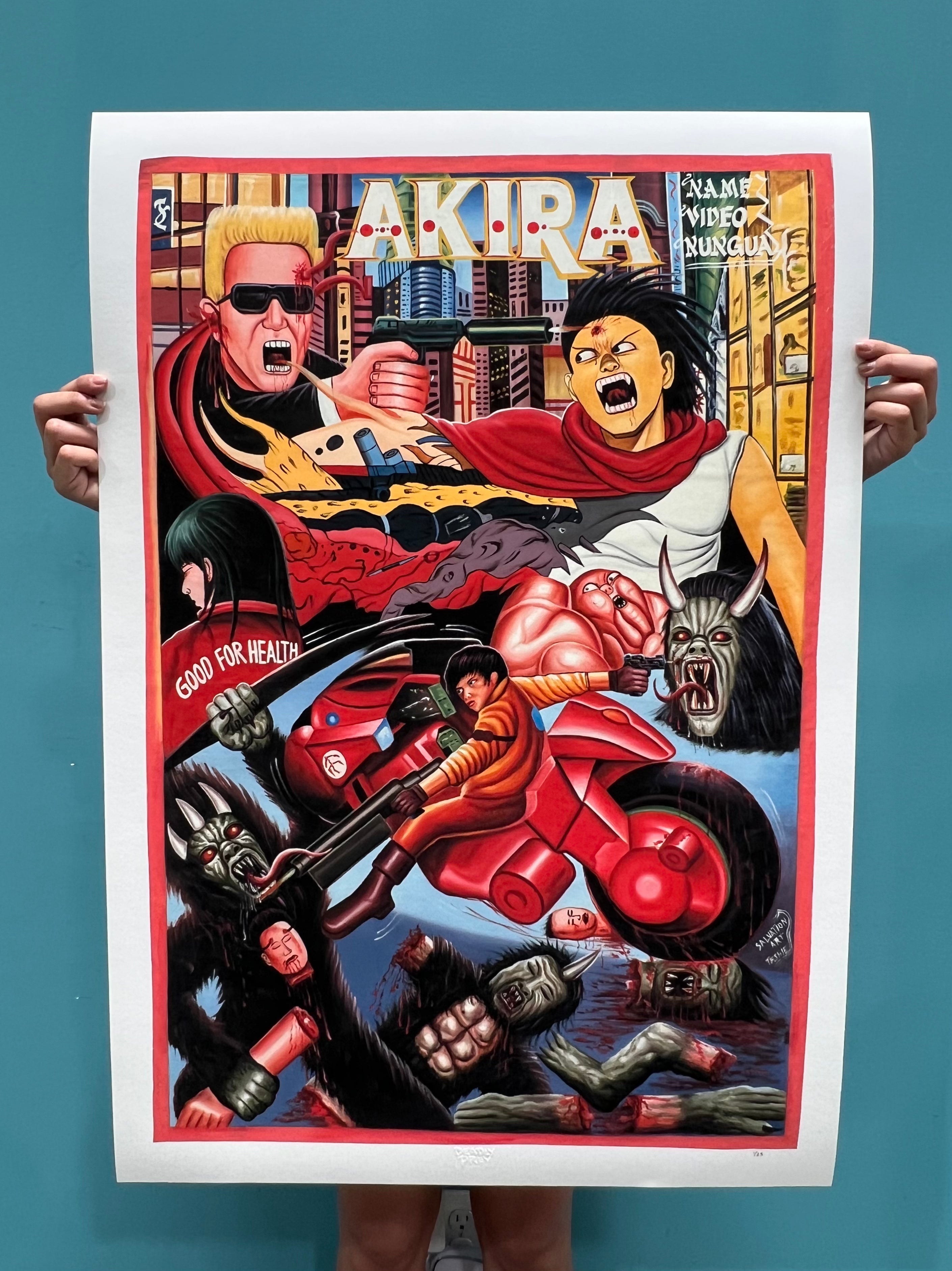 Akira - Limited Edition Archival Giclée Print from Static Medium by Salvation Hot on Sale