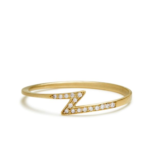 <!--RG785-->pave lightning bolt ring on Sale