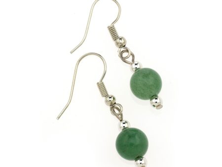 Green Aventurine MCB 8mm Earring Online