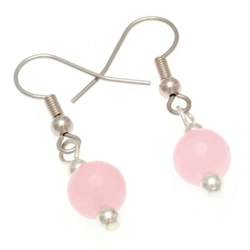 MCB Rose Quartz Earrings Discount