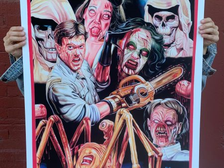 Evil Dead - Archival Giclée Print from Static Medium by C.A. Wisely (Artist’s Proof) Online Sale