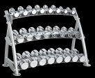 Hoist Fitness CF-3462-3 3-TIER HORIZONTAL BEAUTY BELL RACK (12 PAIRS) Sale