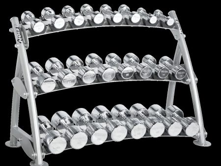 Hoist Fitness CF-3462-3 3-TIER HORIZONTAL BEAUTY BELL RACK (12 PAIRS) Sale